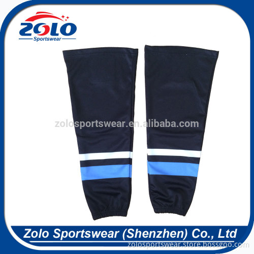 Cheap customized sublimation blank athletic hockey socks
